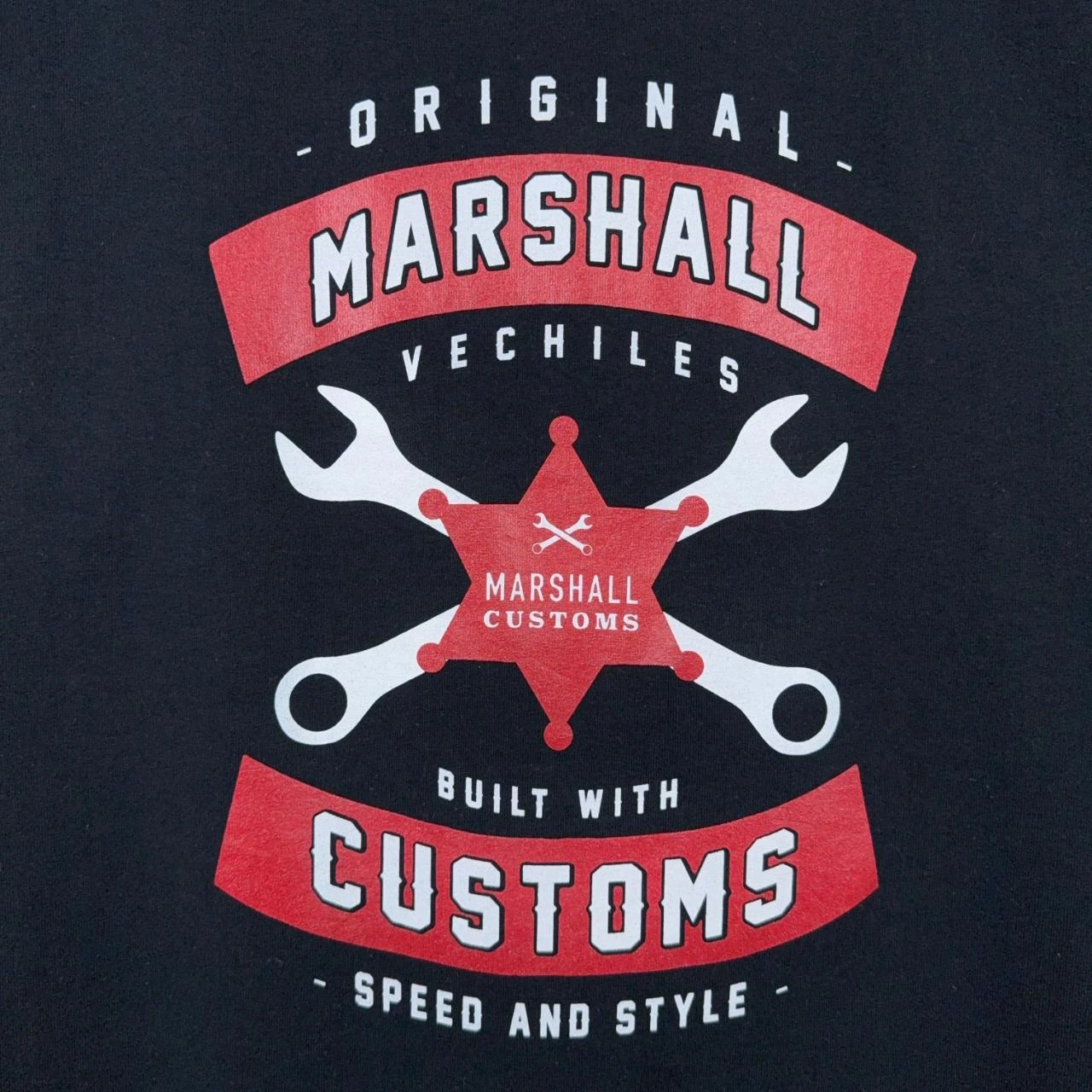 Jerzees Marshall Customs Camiseta Desgastada GG – photo 3